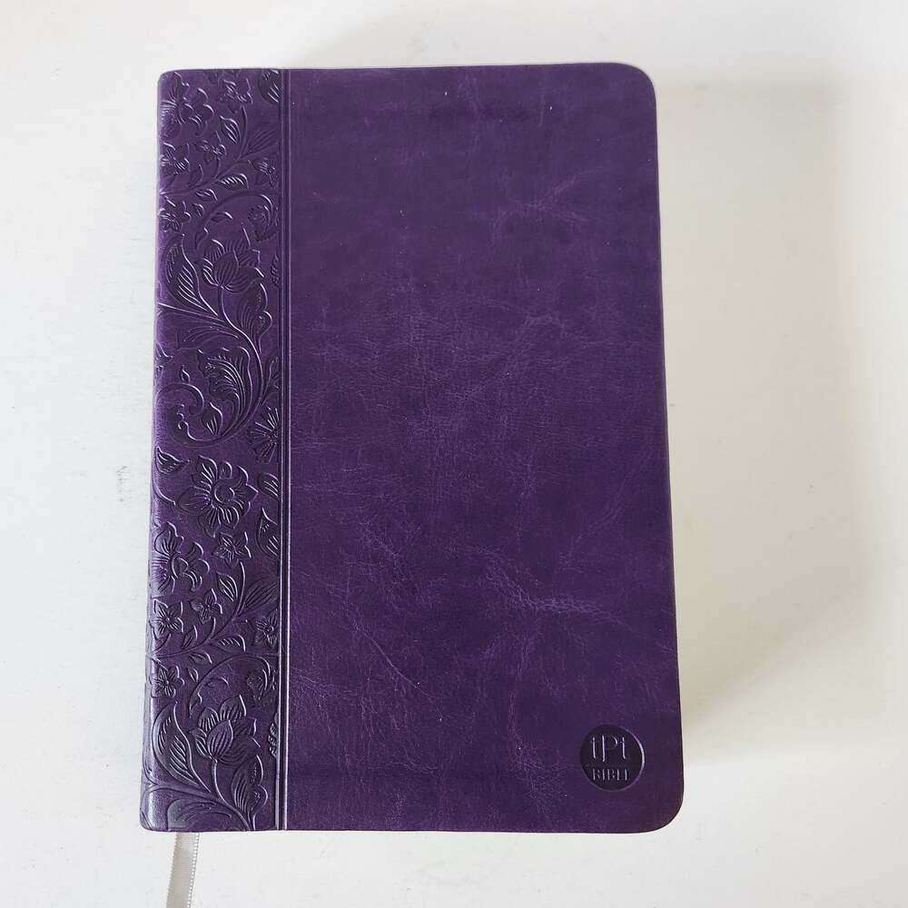 The Passion Translation TPT Bible Purple Faux Leather NT Psalms Proverbs Songs